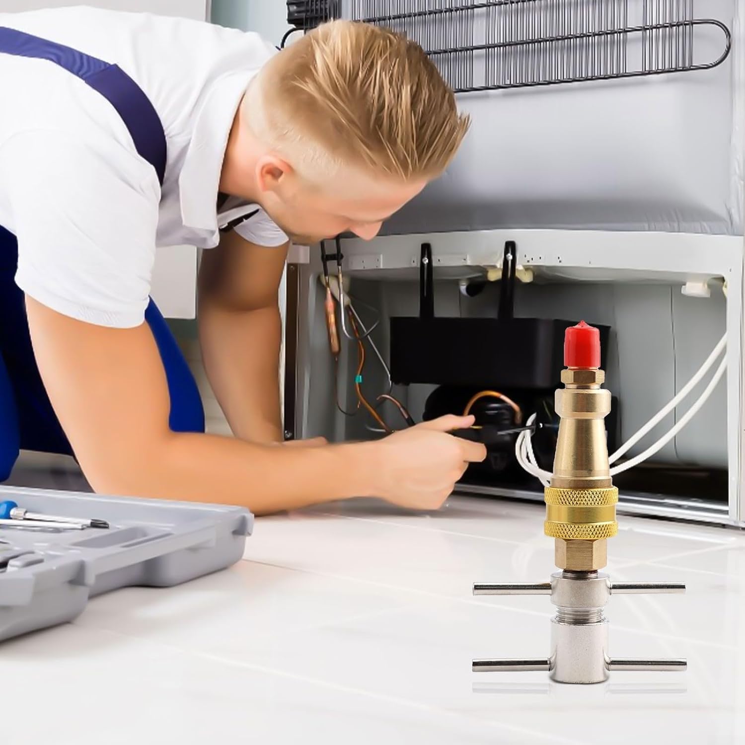 High Pressure Washer Quick Connect Washer, 1/4 Inch FNPT Brass Coupling for Refrigerator High Pressure Cleaning Tools