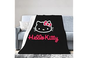 Anime Cat Blanket, Cute Plush Blanket All Season Flannel Fleece Blanket
