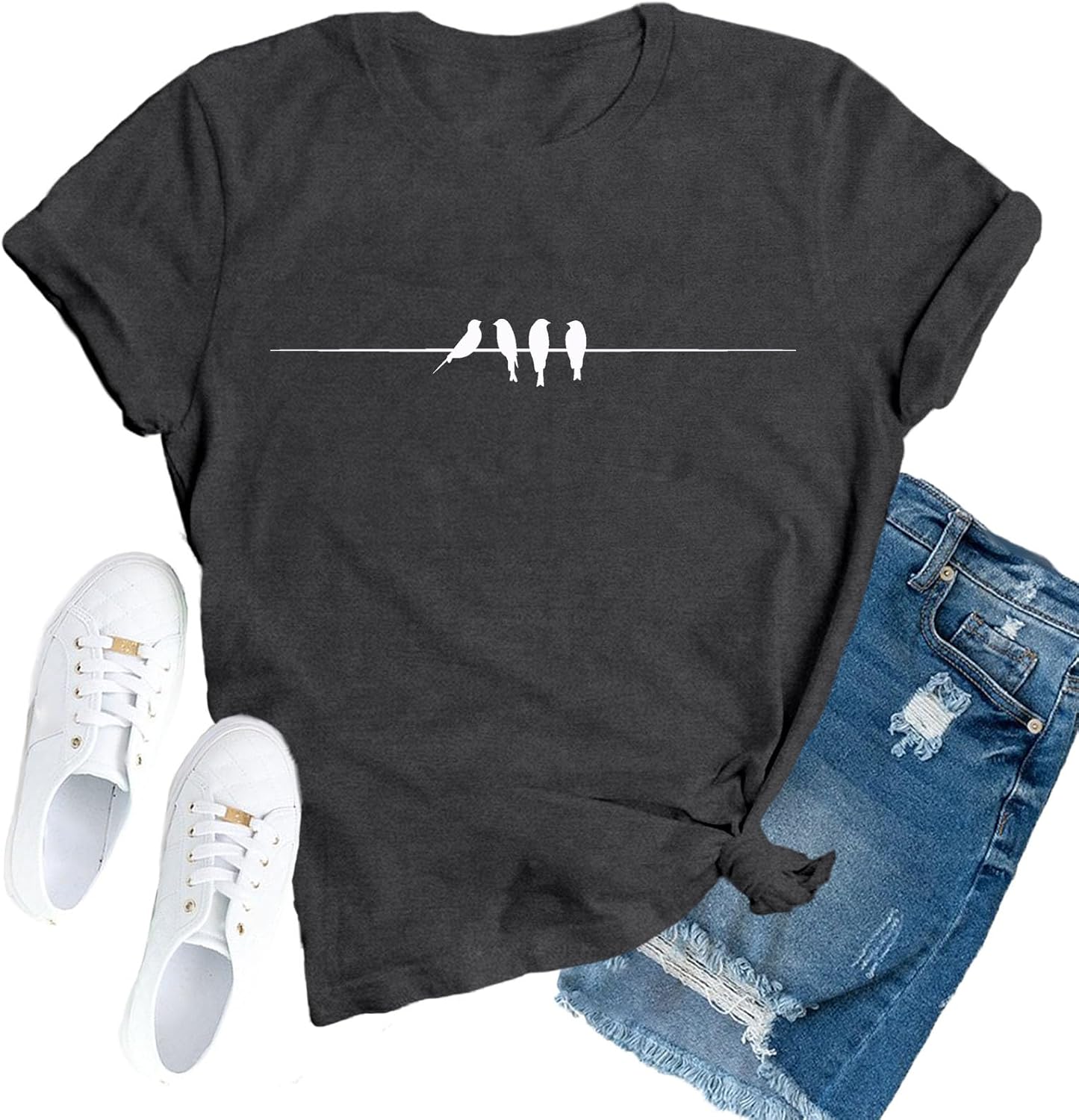 Bird Watching Shirts for Women Birding T-Shirts Birder Birdwatcher Tops