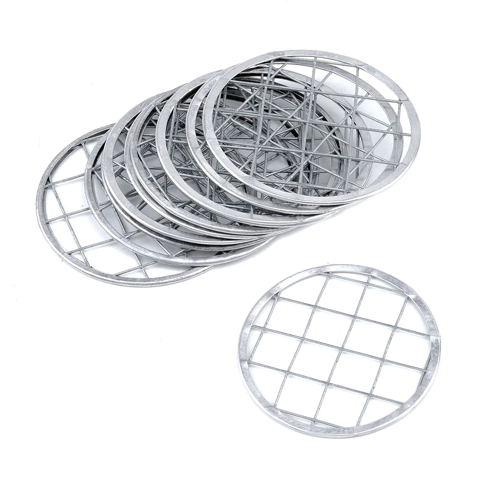 Snapklik.com : Mason Flower Jar Insert Lid Tinplate Mason Flower Jar