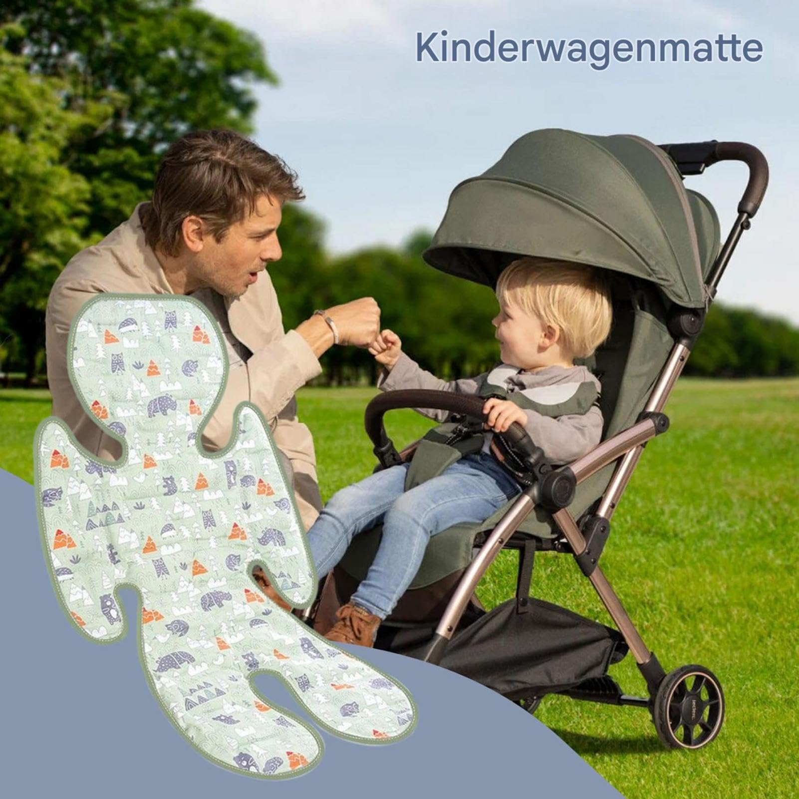 Kinderwagen Kühlmatte, Baby Kinderwagen Sitzeinlagen Baby Kühlkissen Für Kinderwagen Kinderwagen Kühlkissen Autositz Kühlpad Für Babys Sitzauflage Für Kinderwagen