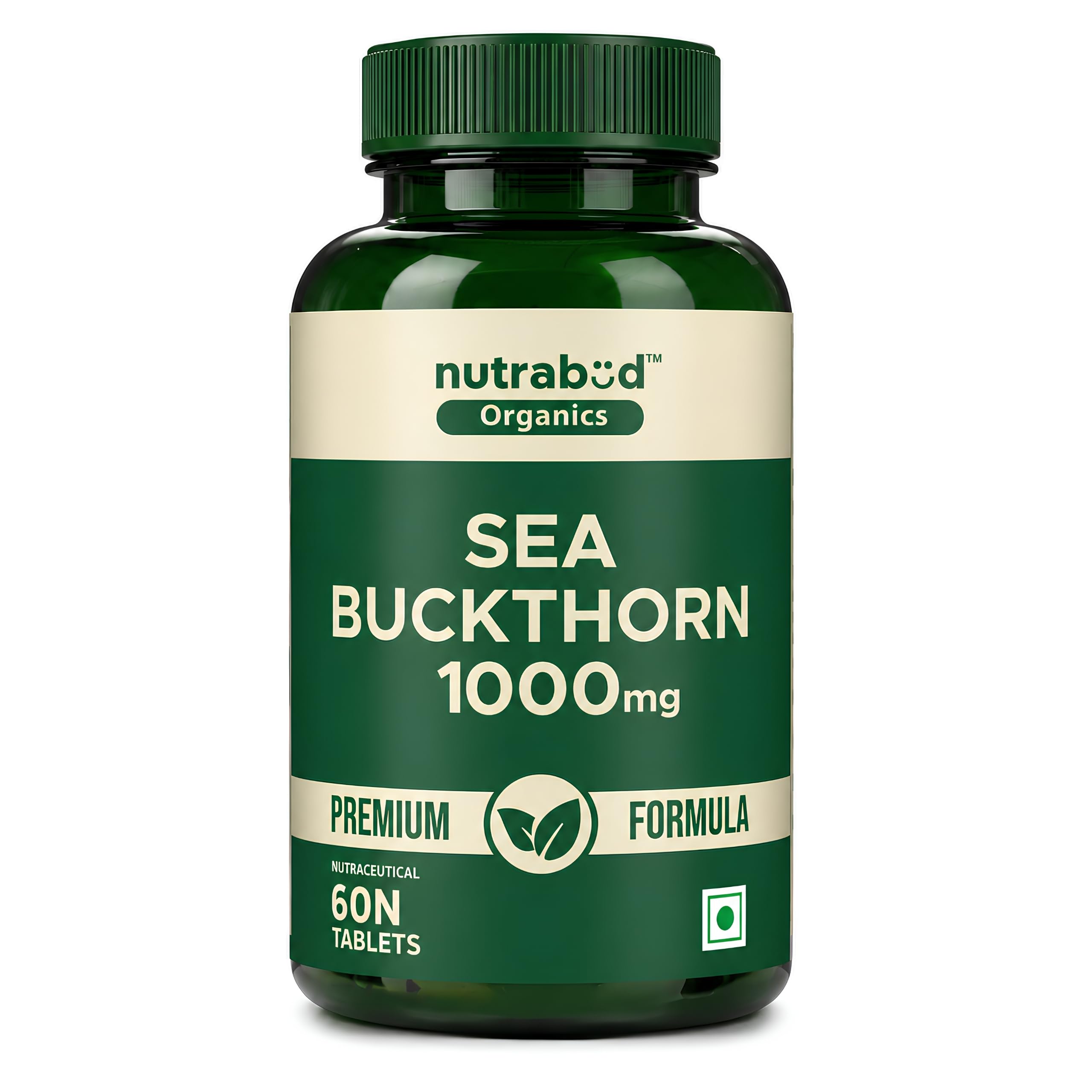 Nutrabud Organics Sea Buckthorn Berry Powder Capsules 1000mg - 60 Veg Caps | Natural Source of Vitamin-A,C,E,K, Omega-3,6,7,9 & Antioxidants for Skin Glow & Collagen Boost (60 Count (Pack of 1))-image-45