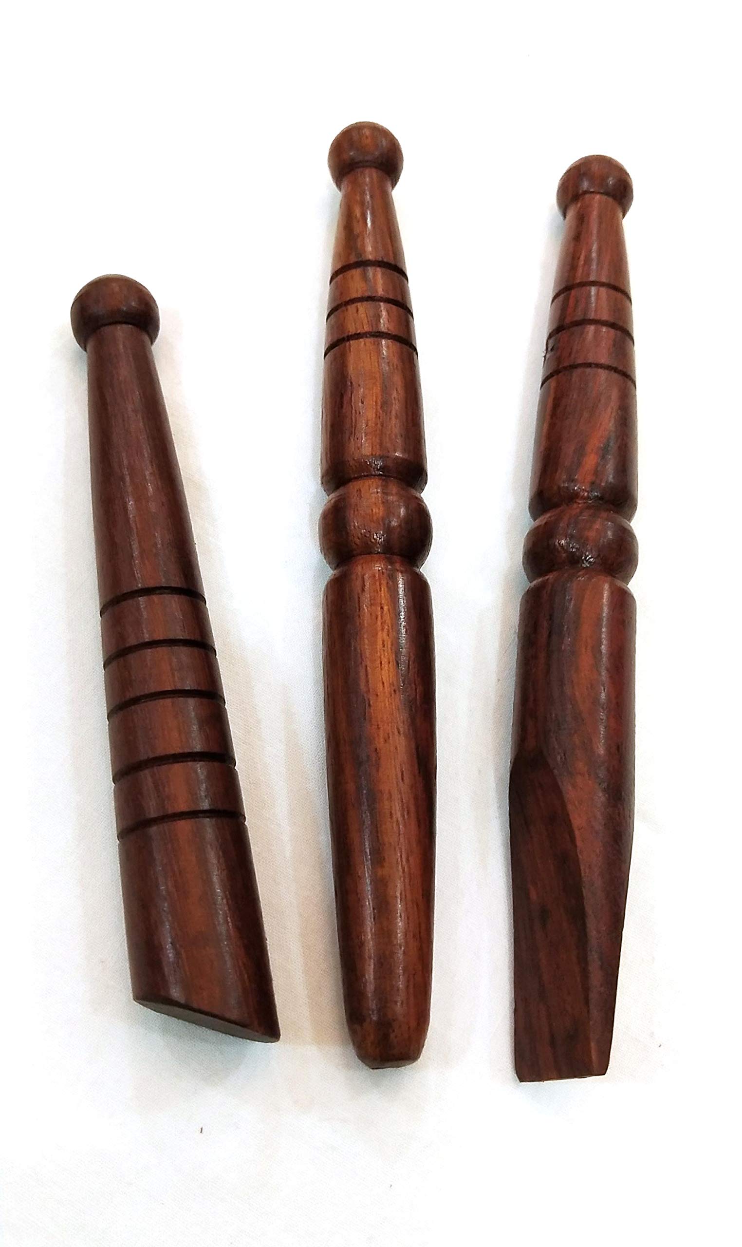 Masterarts Wooden Hand Massager Hand Roller Foot Massager Roller Acupressure Stick Massager Finger Massager Jimmy in Pure Sheesham Wood (Pack of 3 Pcs) (B08K3LJQ6D) Amazon Price History, Amazon Price Tracker