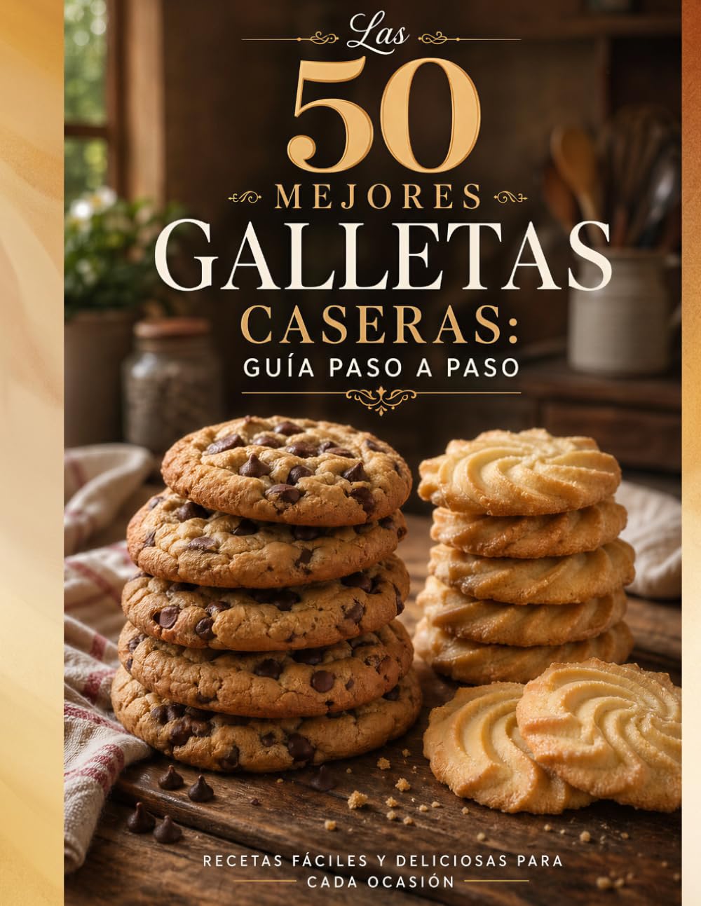 Las 50 Mejores Galletas Caseras: Guía Paso a Paso: Descubre recetas de galletas paso a paso con repostería casera fácil, aprende a preparar galletas ... hornea las mejores galletas de chocolate.