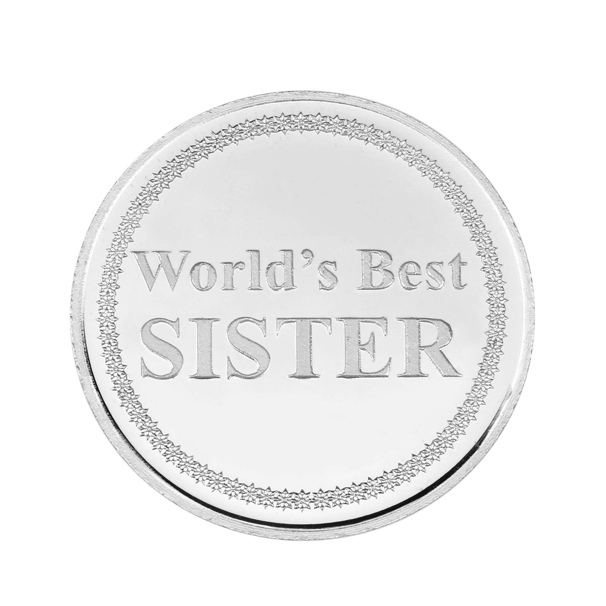 Ananth JewelsBIS Hallmarked Pure Silver Coins 10 grams Worlds Best Sister