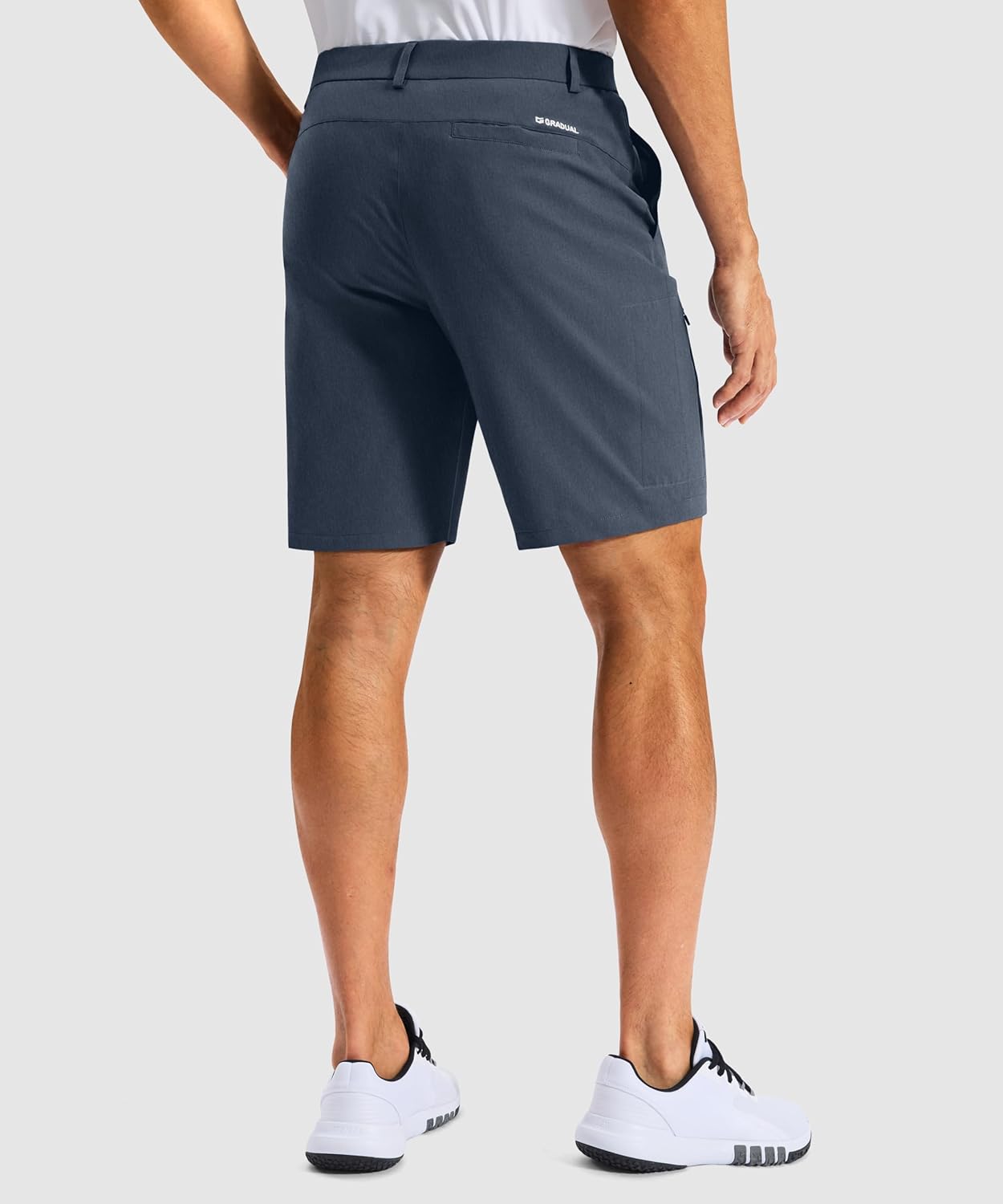 G Gradual Men's Golf Dress Shorts 7 Inch Inseam Lightweight Quick Dry Chino Casual Work Shorts for Men with 4 Pockets - Image 2