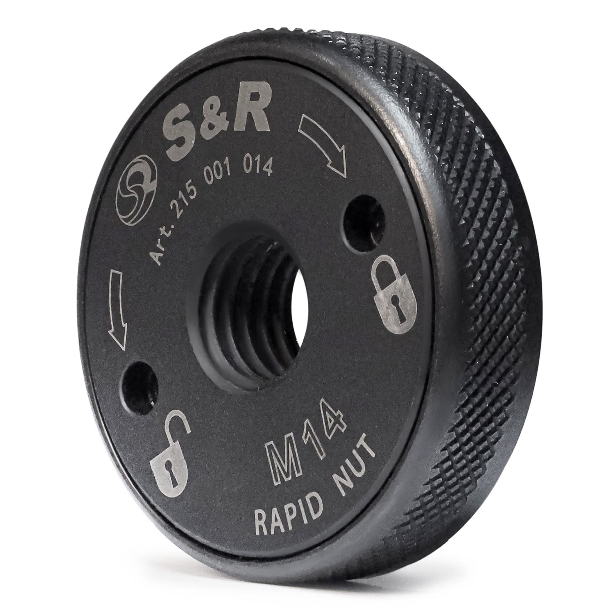 Écrou De Serrage Rapide M14 Pour Meuleuse D'angle - Sans Clé, Compatible 115-125 Mm, Changement De Disque Facile