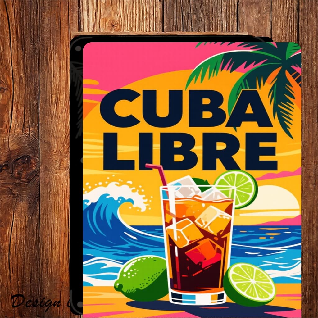 Tin Sign Lemon Cuban Retro Club Man Cave Wall Decoration Tinplate