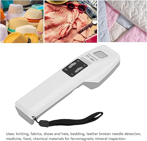 Miniatura 6 de Hztyyier Detector de agujas de plástico de mano buscador de metales para ropa de punto zapatos hogar costura máquinas de coser y accesorios