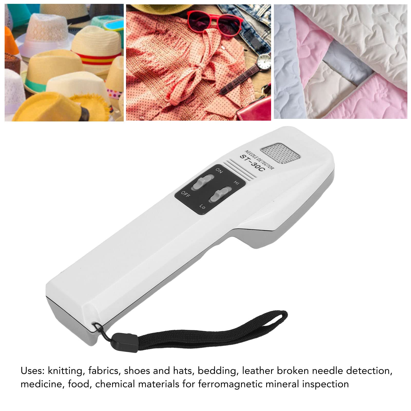 Septpenta Metal Detector Pinpointer, Bacchetta Puntatore Portatile Impermeabile, Alta Sensibilità, Sonda per Localizzazione Oro, Funzione di Allarme Sonoro e Luminoso per Trovare Monete D'Oro
