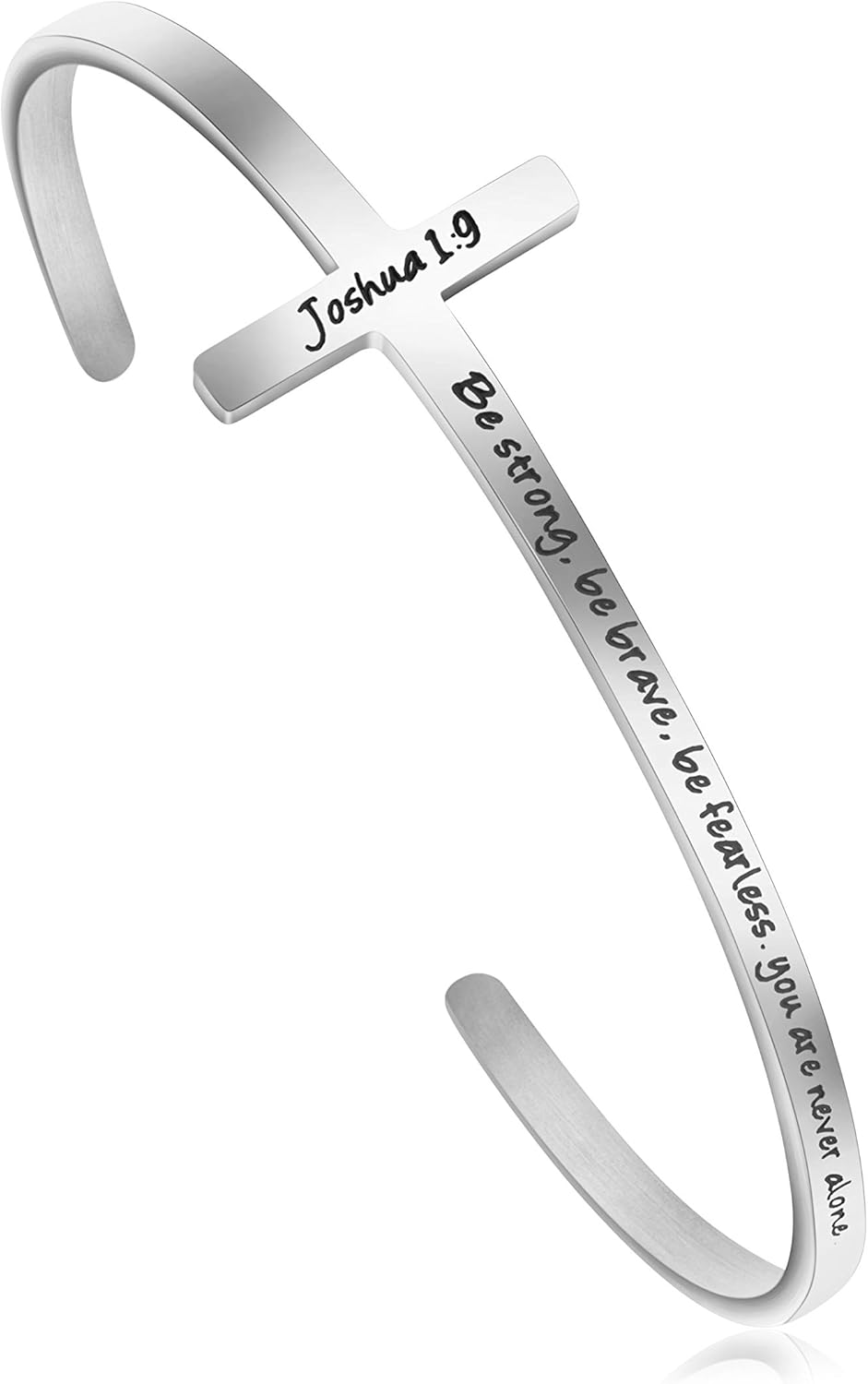 𝐂𝐫𝐨𝐬𝐬 𝐁𝐫𝐚𝐜𝐞𝐥𝐞𝐭 Religious Cuff Bangle 𝐁𝐢𝐛𝐥𝐞 𝐕𝐞𝐫𝐬𝐞 Christian Gifts Jewelry for 𝐖𝐨𝐦𝐞𝐧