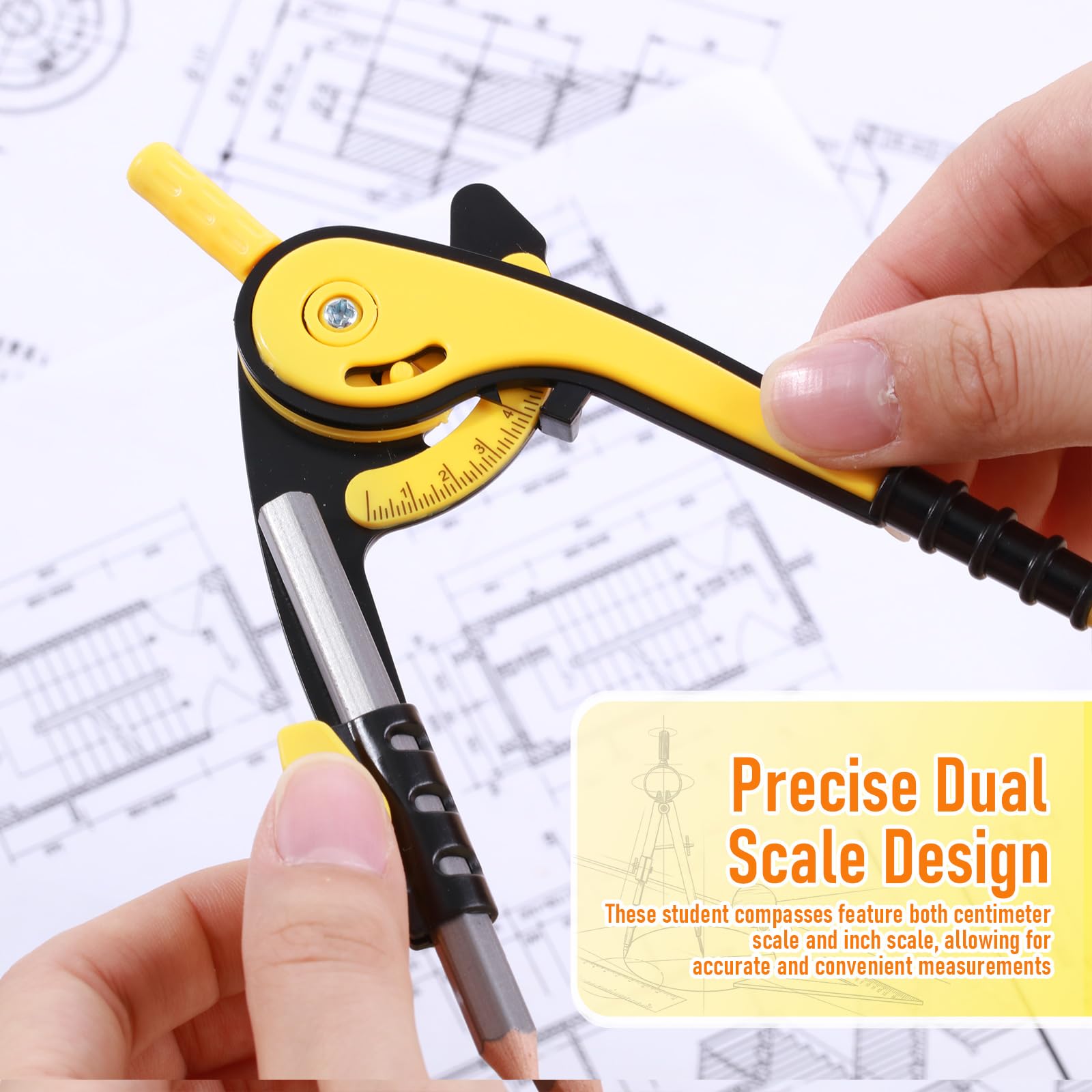 Snapklik.com : EBOOT Student Geometry Math Set, Drawing Compass And 6 ...