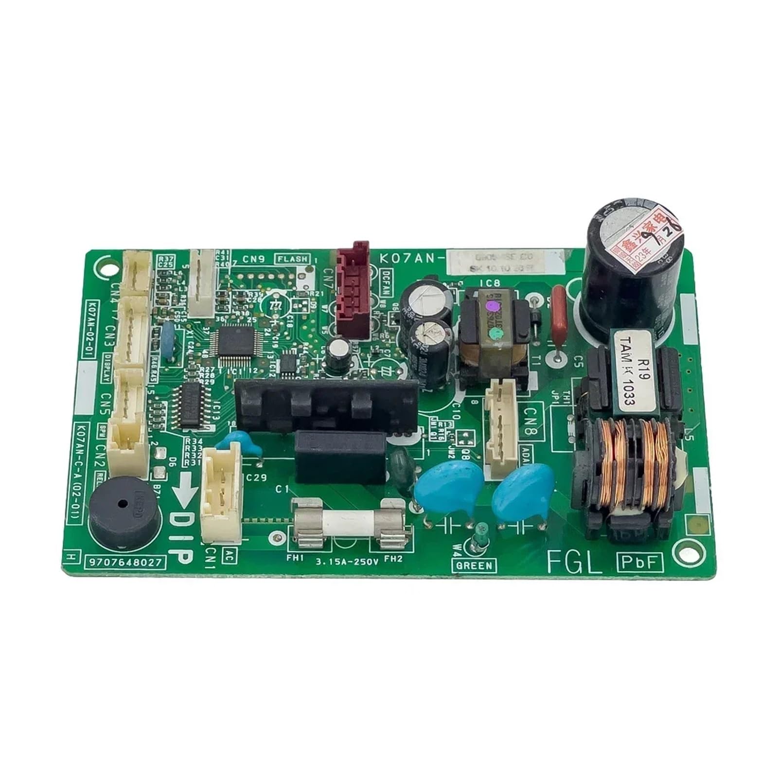 Reemplazo de placa de Control de aire acondicionado, circuito K07AN-CA(02-01) PCB K07AN-02-01 9707648027, Compatible con Fujitsu