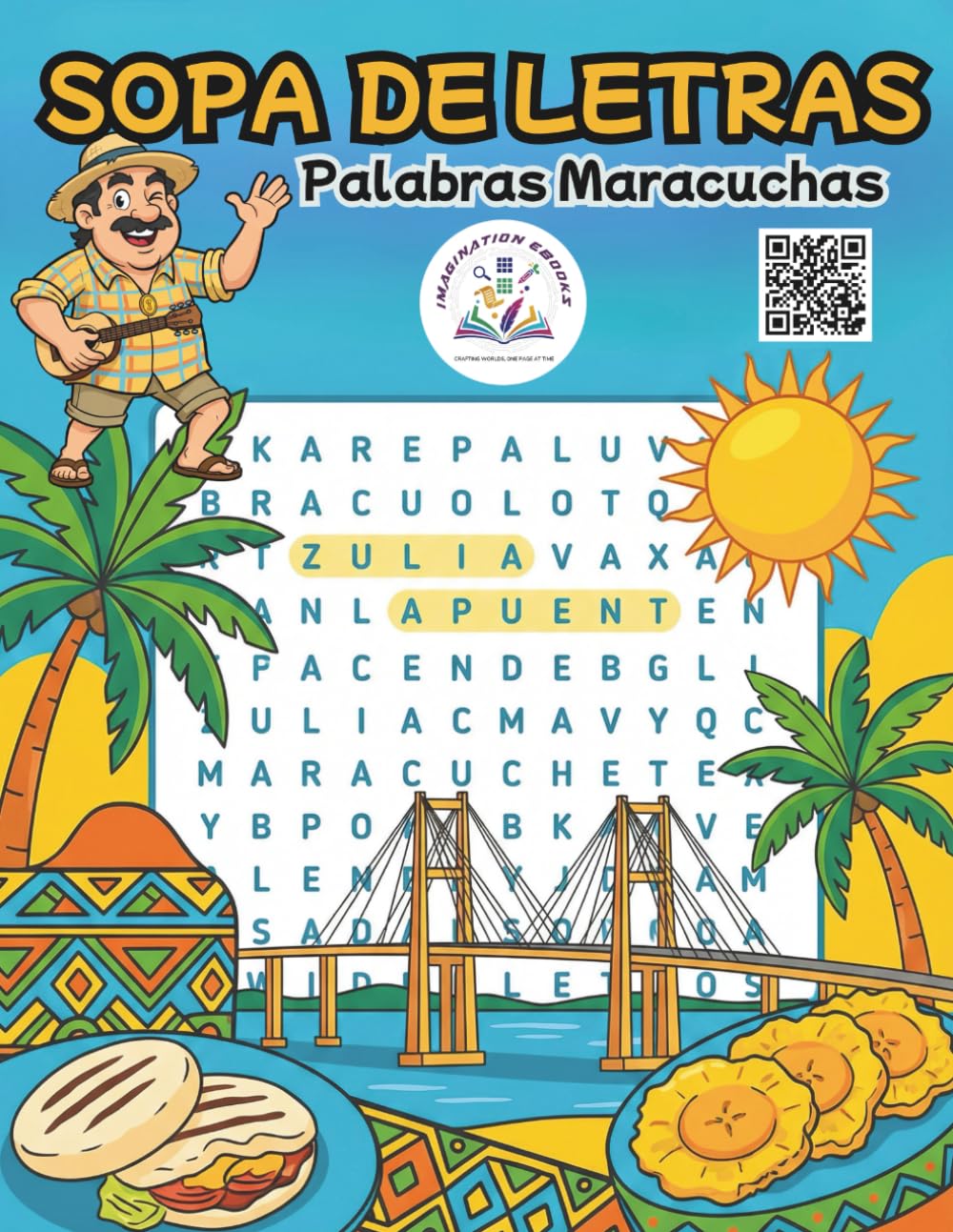Sopa de Letras, Palabras Maracuchas: Para Adultos en Español con Letra Grande