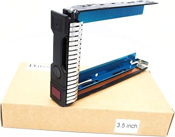 3.5 651314-001/651320-001 LFF SAS SATA HDD Tray Caddy Replacement for ProLiant MicroServer Gen8 G8 Gen9 G9 Hard Drive Tray DL380P DL360P DL160 with 4 Screws