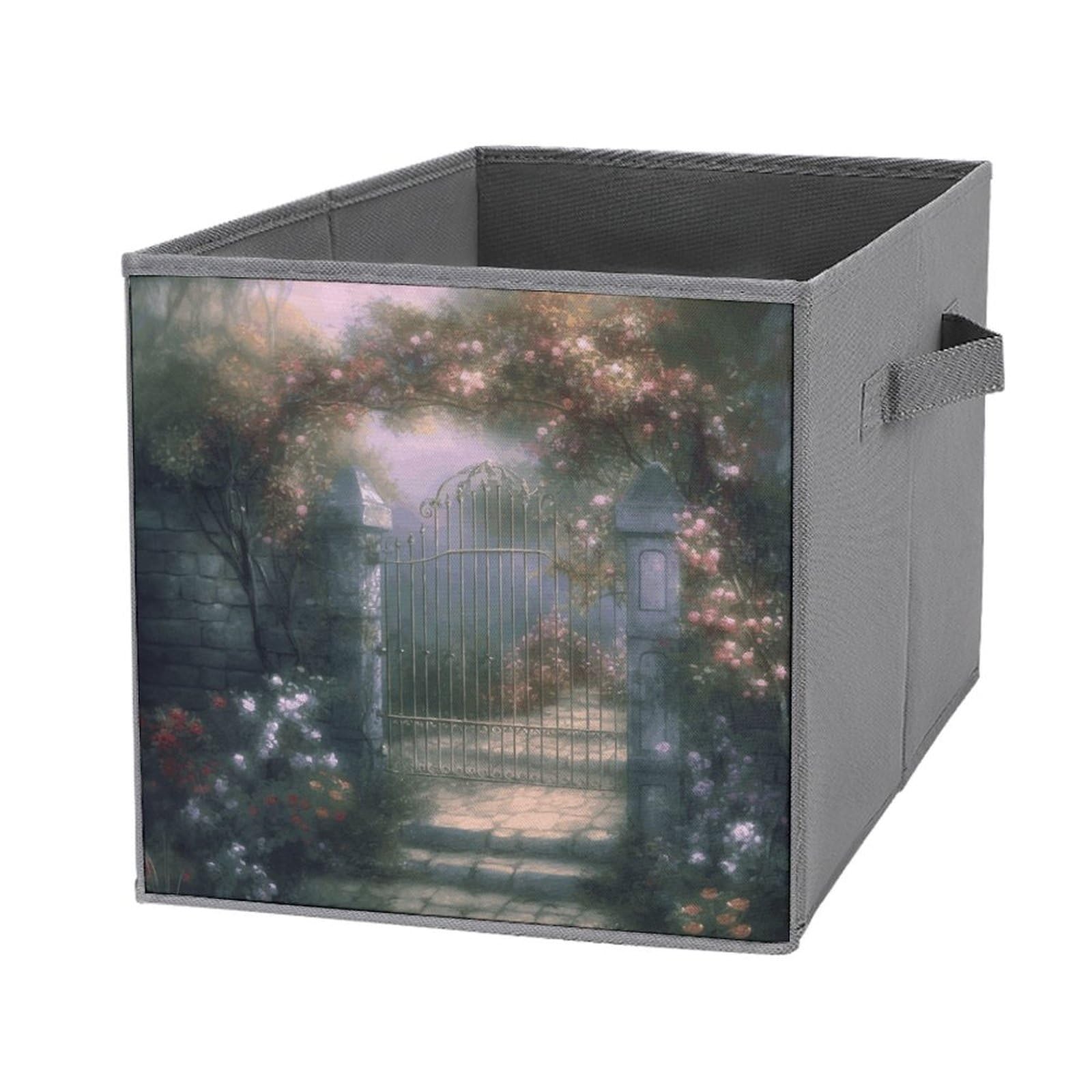 Boîte de rangement Secret Garden au design soigné et empilable pour une organisation premium