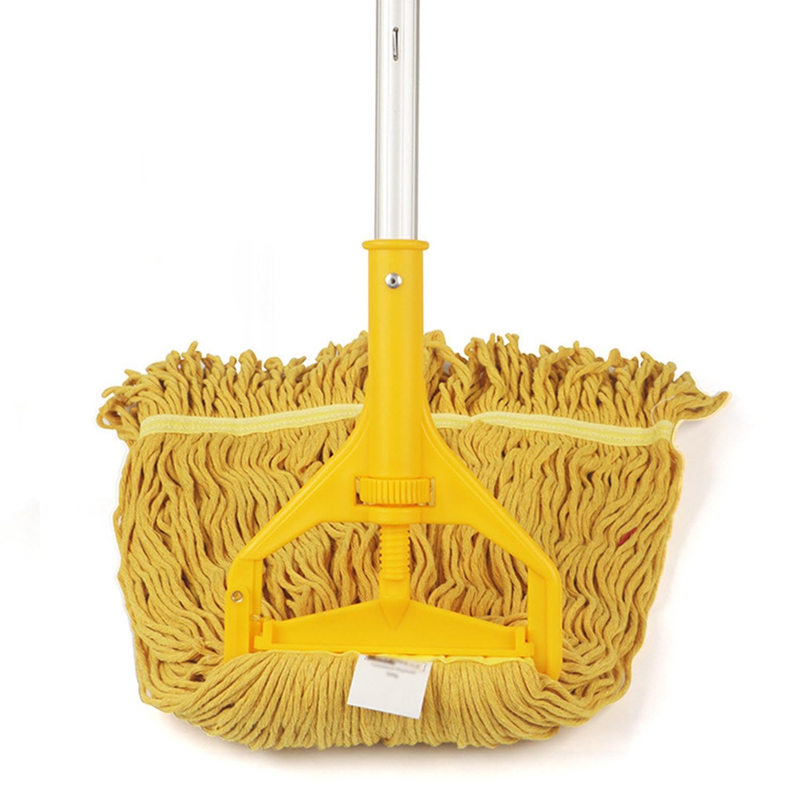 Mopa con cordones | 4 piezas extraíble | Mopa de suelo para la limpieza | para suelos duros limpieza de polvo de pisos domésticos baño cocina salón dormitorio