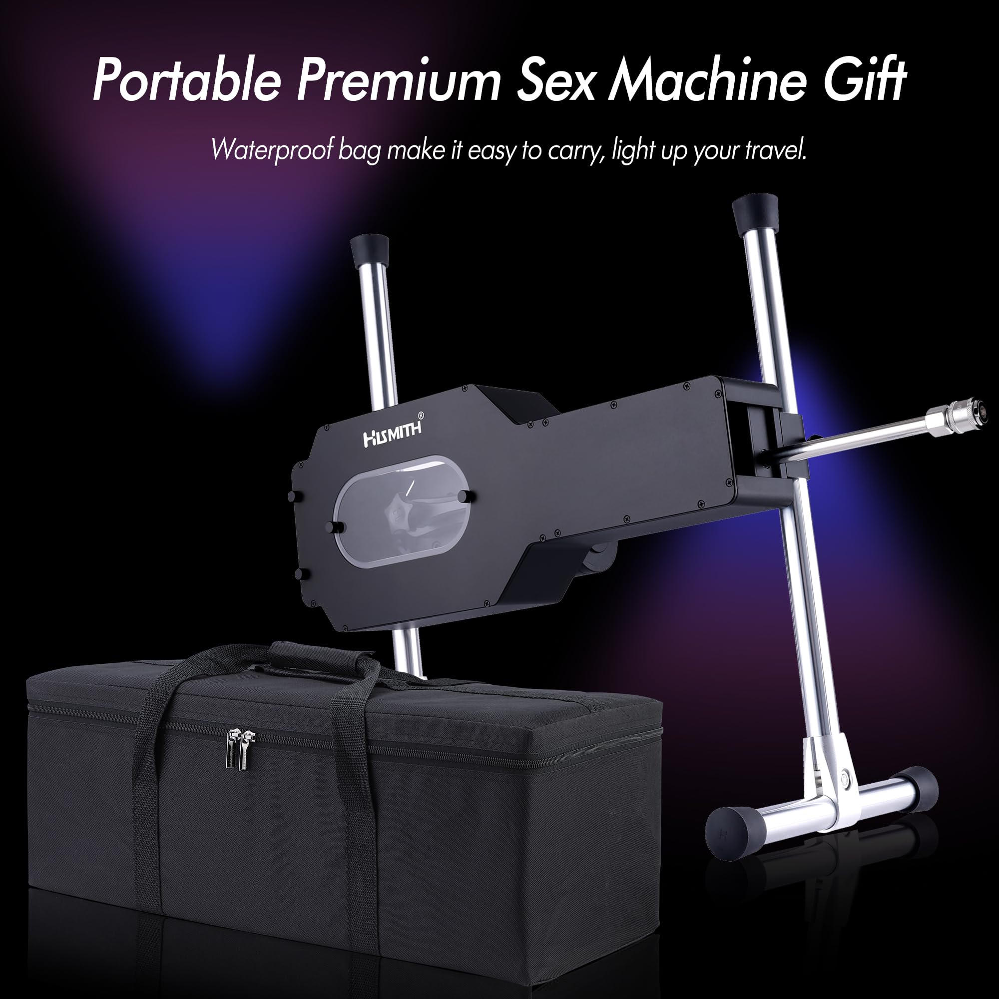 Hismith Premium 3.0 Pro, Sex Machine with KlicLok System, Wire and Intelligent APP Controlled Love Machine with Dildo,Purple