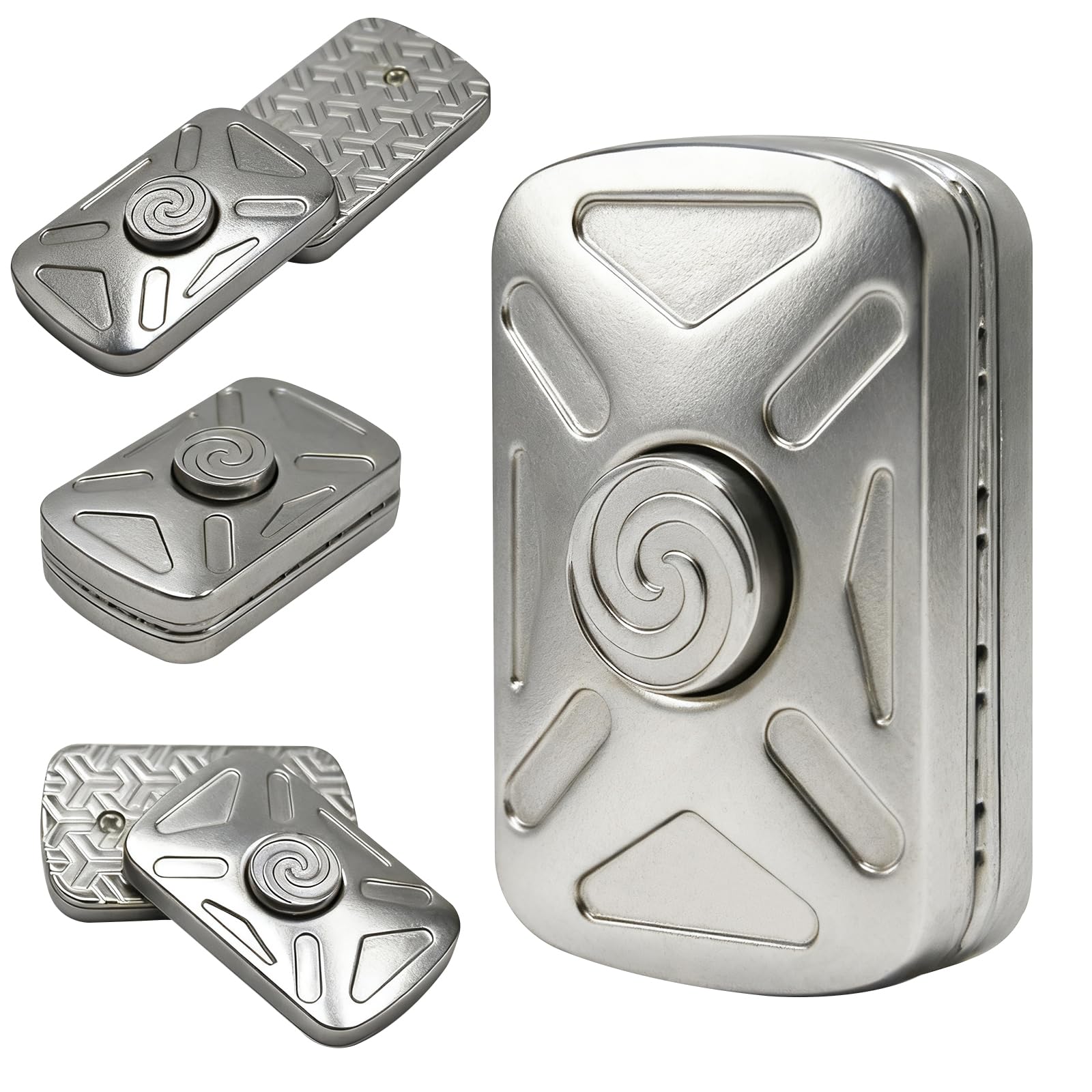 Fidget,Metal Fidget Toy,Jouet Anti-Stress, Push Slider Card, Réduction du Stress,Inspiration,Design élégant, Curseur Métallique,Adapté au TDAH et à L'anxiété
