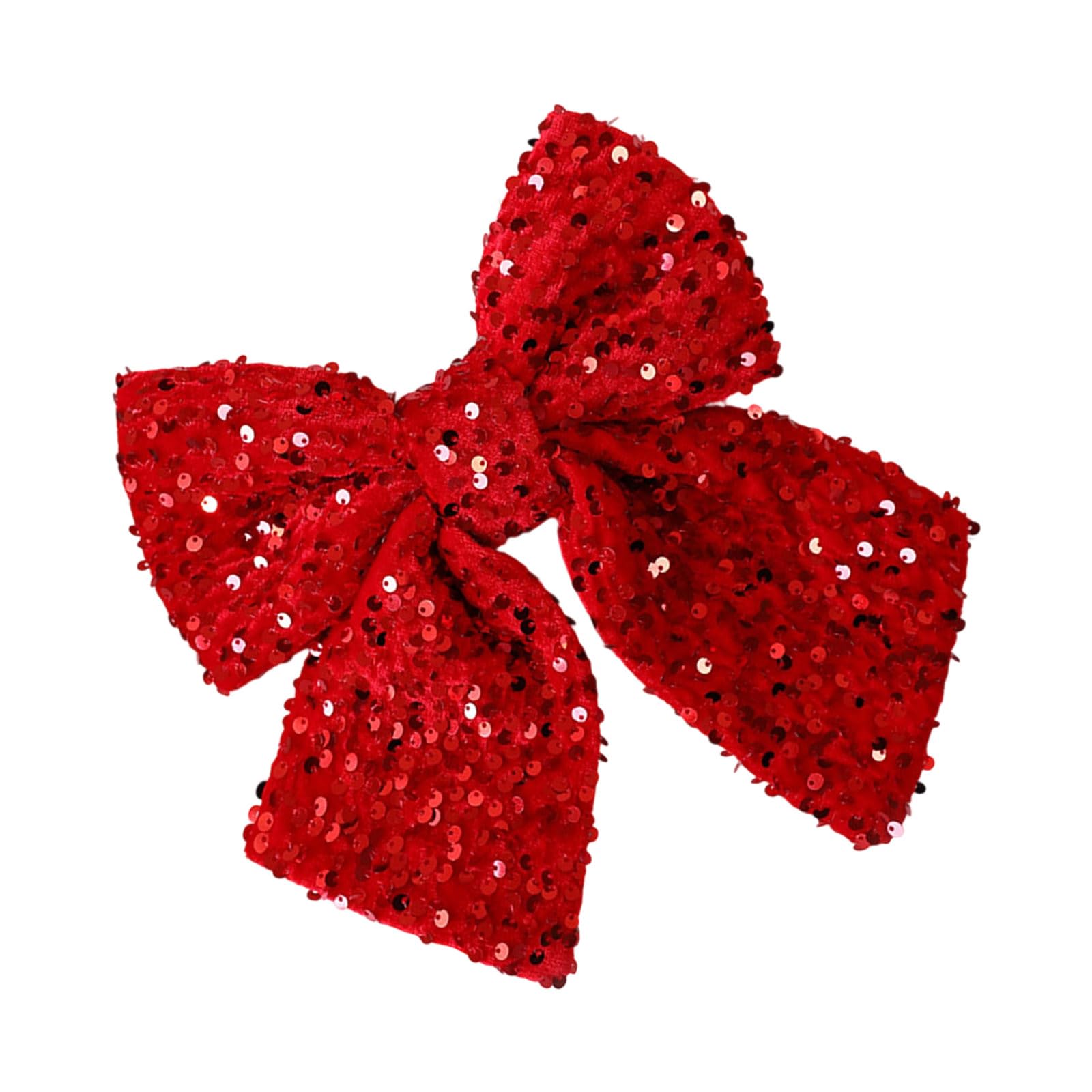 Buxuaaaa Red Colorful Christmas Bowknot Accessory Holiday Christmas Bowknots Charm For Seasonal Tree And Window Decoration Sturdy Bowknot