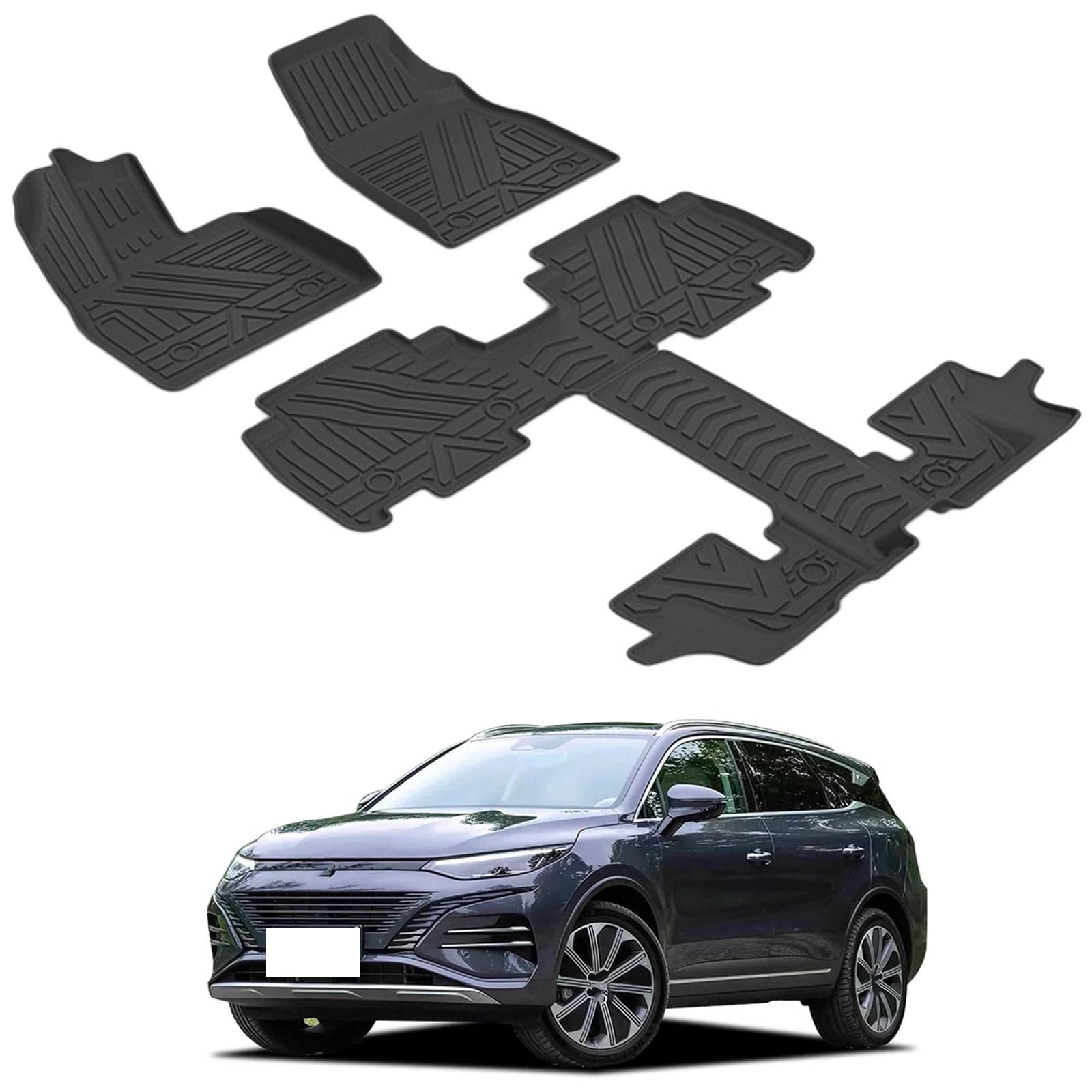 PAPEP Floor Mats for Denza N8 Six-Seat 2023 RHD