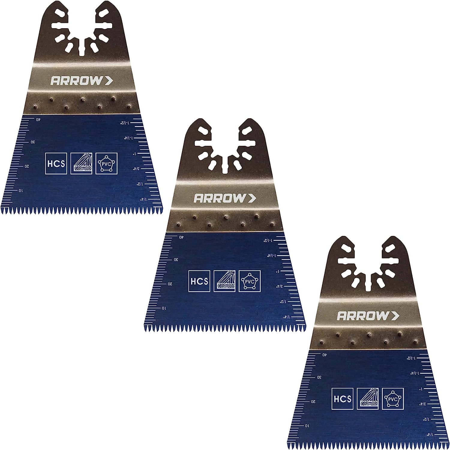Japanese Tooth Hardwood Oscillating Tool Blade, 2-11/16-In., 3-PK. - OSC106-3