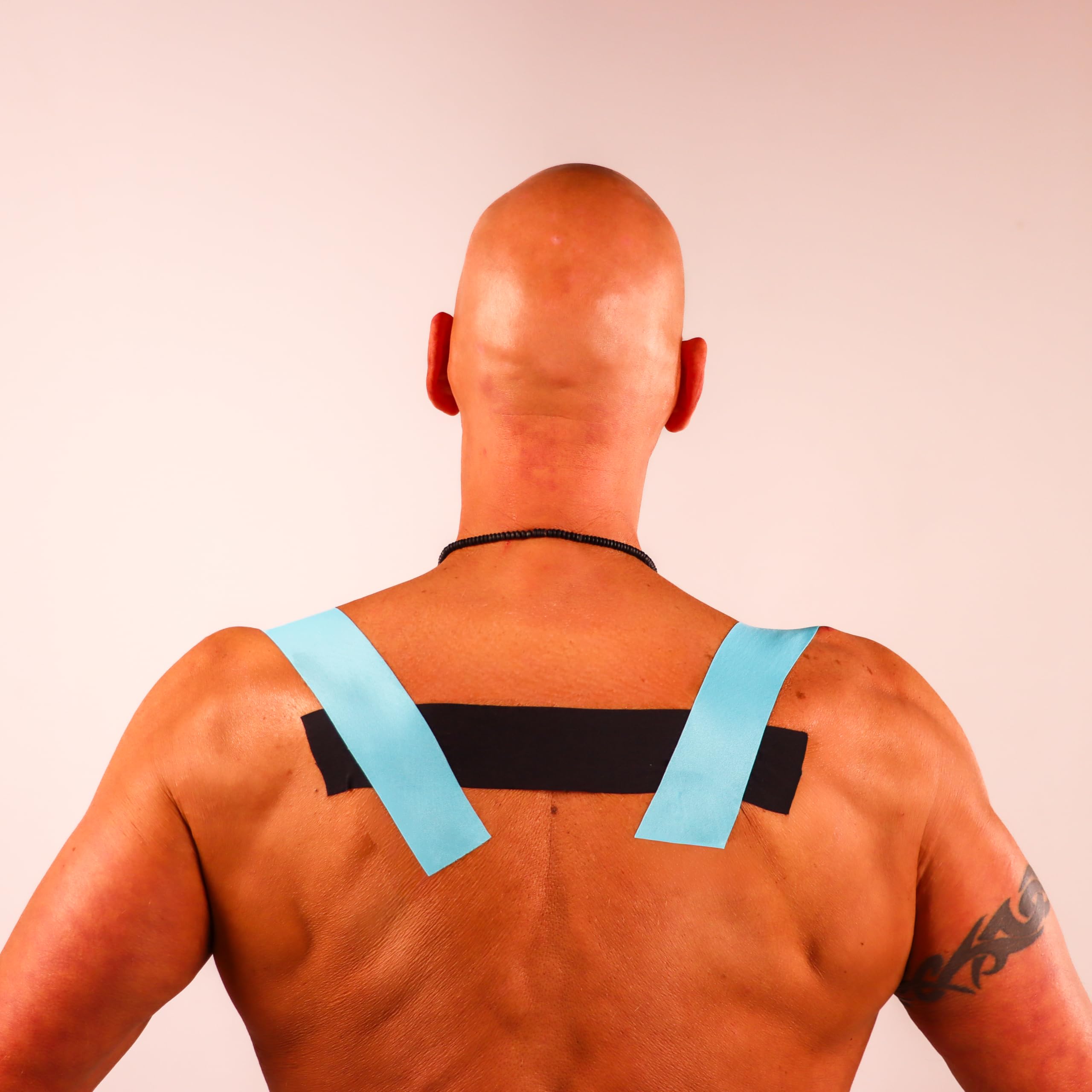 Skinestics | Bandes de Kinésiologie 4-Way Bleu | 3 Rouleaux | 600cm x 5cm | Genou, Cheville | K Tape, Strap Sport, Leukotape | Kinesio Tape & Bande Strapping Adhésif | Ruban Athlétique Élastique