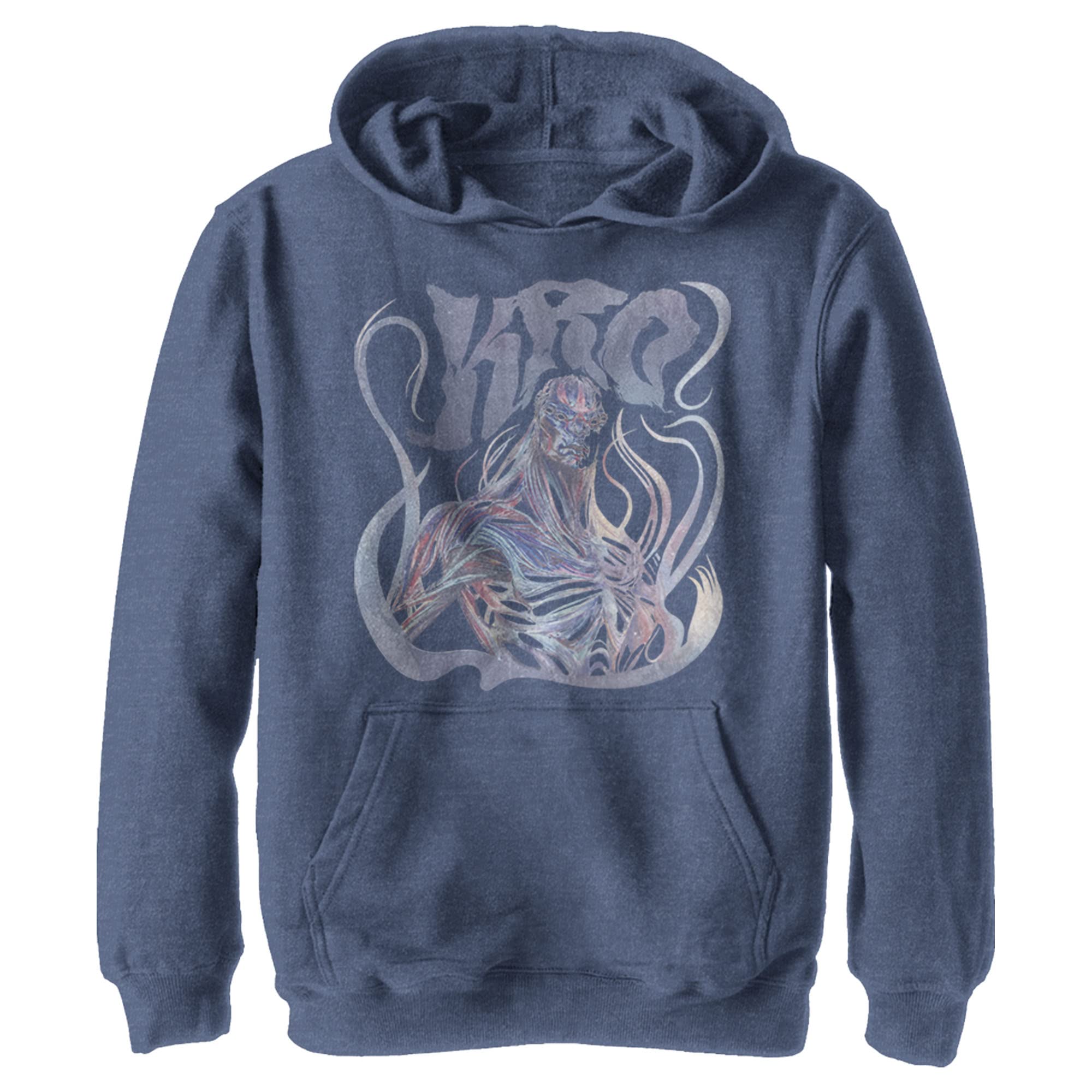 Marvel Chłopięca pastelowa bluza z kapturem, granatowy Heather, XL