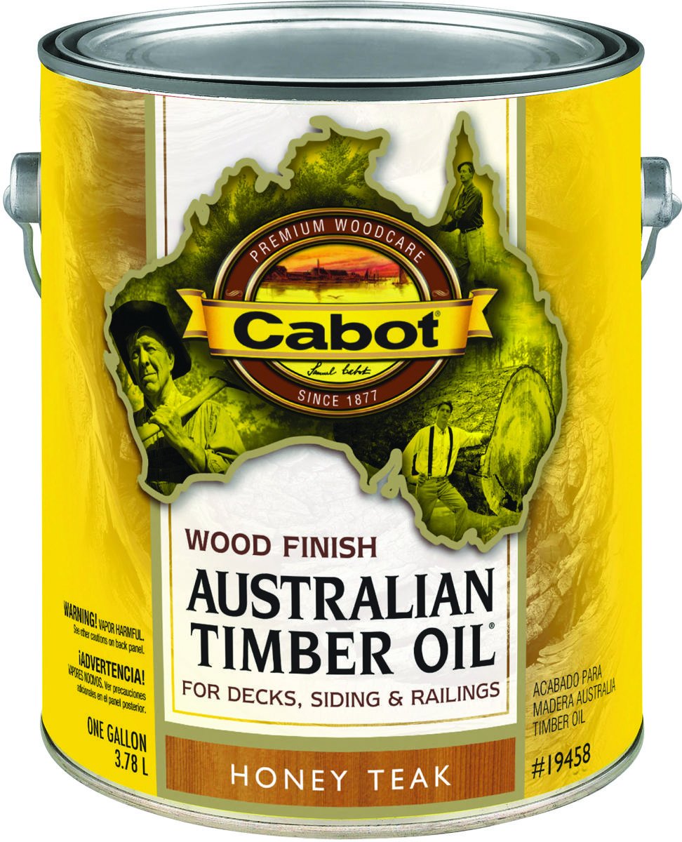 Cabot Australian Timber Oil Honey Teak Finish Exterior Honey Teak 1 Gl