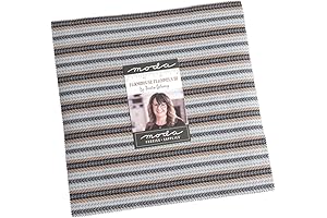 Moda Layer Cake® Precut 10" Layer Cake Fabric Squares from Farmhouse Flannels...