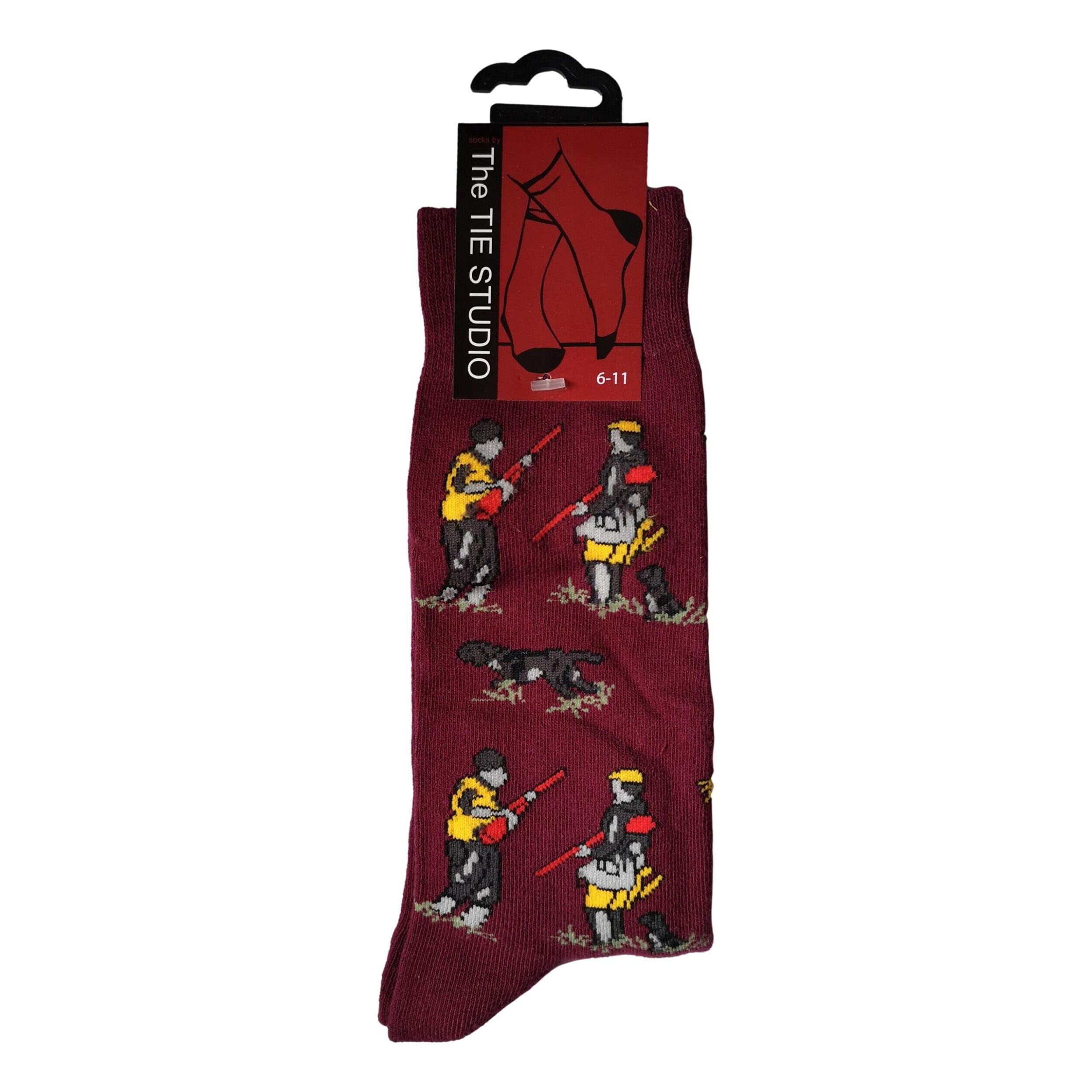 Tie Studio Shooting Dogs Hunting Game Sport Unisex Novelty Ankle Socks Adult Size 6-11