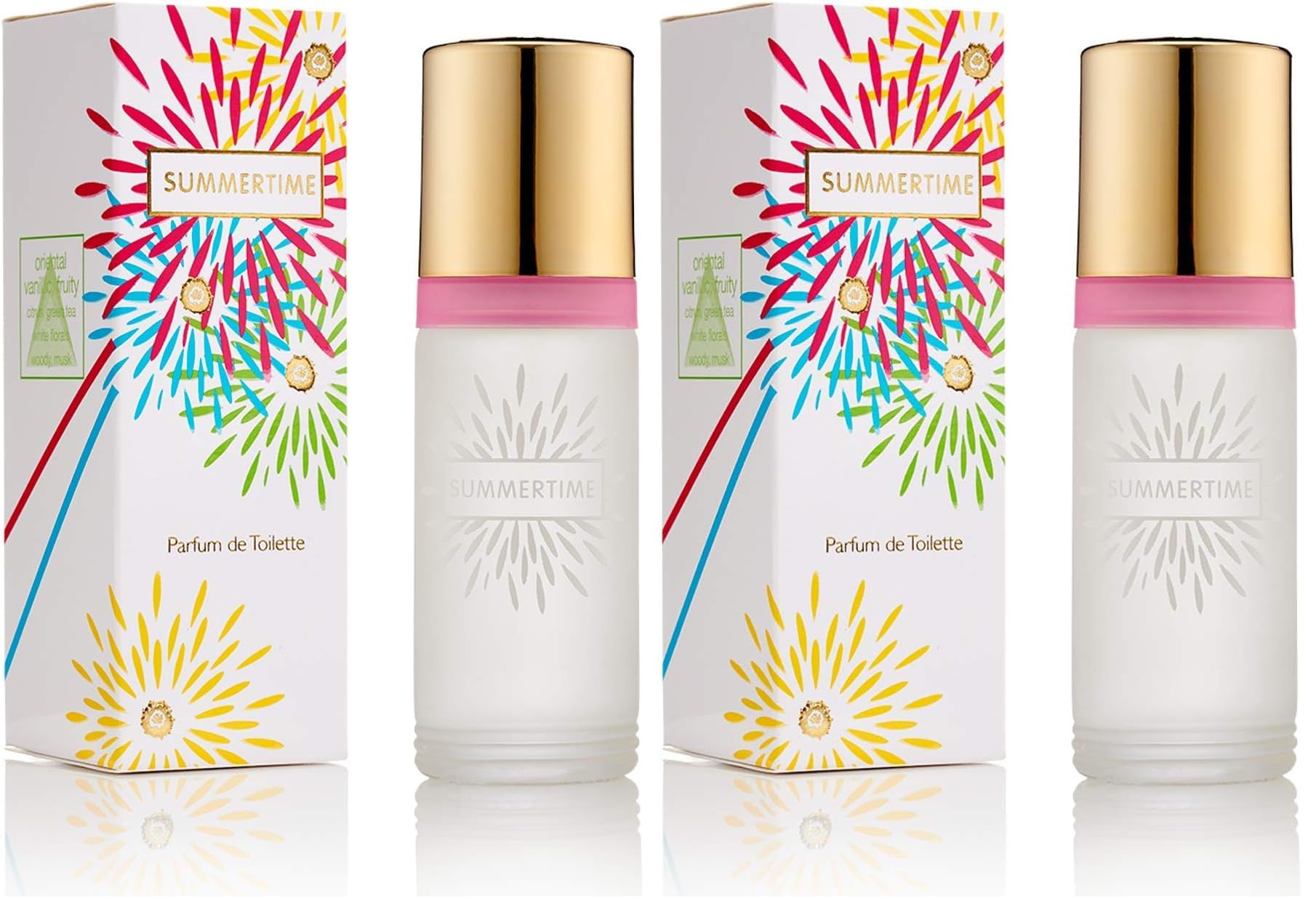 Summertime - Fragrance for Women - 55ml Parfum de Toilette, made by Milton-Lloyd (Pack of 2)