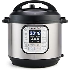 Instant Pot NOVA 6 Pressure Cooker, 6qt, Stainless Steel/Black