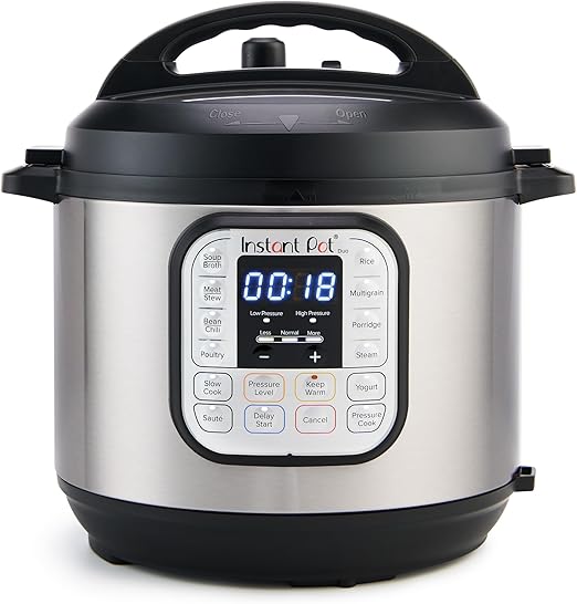 Instant Pot Duo 7-in-1 Electric Pressure Cooker 8 Qt
