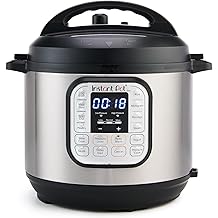 Instant Pot Duo 7-in-1 Electric Pressure Cooker, Slow Cooker, Rice, Steamer, Saut&eacute;, Yogurt Maker, Warmer & Sterilizer, Includes App With Over 800 Recipes, Stainless Steel, 6 Quart