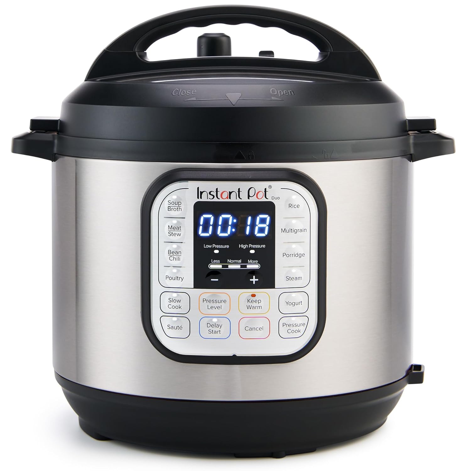 Instant Pot Duo 7-in-1 Electric Pressure Cooker, Slow Cooker, Rice, Steamer, Sauté, Yogurt Maker, Warmer & Sterilizer, Includes App With Over 800 Recipes, Stainless Steel, 6 Quart image 1