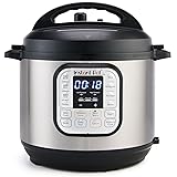 Instant Pot Duo 7-in-1 Electric Pressure Cooker, Slow Cooker, Rice Cooker, Steamer, Saute, Yogurt Maker, Warmer & Sterilizer, Includes App With Over 800 Recipes, Stainless Steel, 6 Quart 6 Quarts Instant Pot