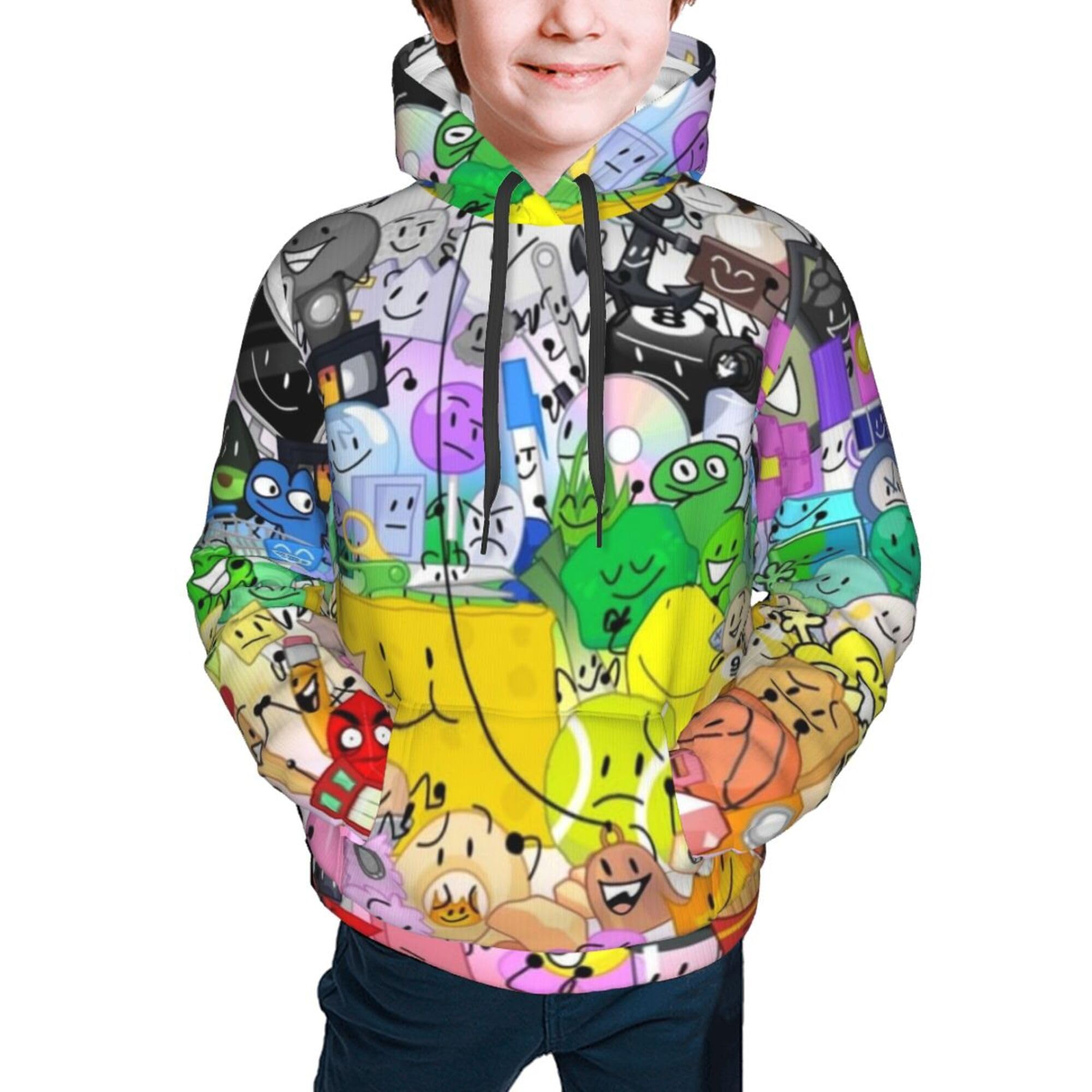 Kkarnxor Boys As Pic Bfdi-Battle For Dream Hoodie 3D Printed Fashion Pullover Sweatshirt Novelty Sports Hoodies Birthday For And Girls L