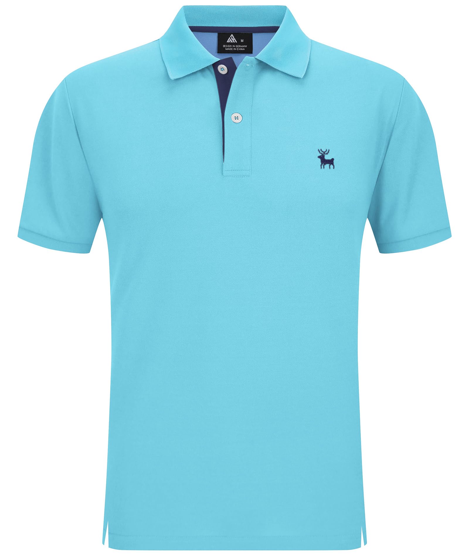 ZITY Poloshirt Herren Kurzarm Atmungsaktiv Golf Tennis T-Shirt Business Polohemd für Freizeit