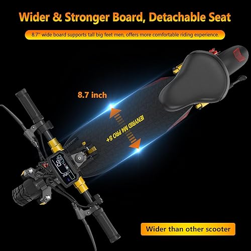 Miniatura 2 de iENYRID - Scooter eléctrico para adultos, scooter E con asiento desmontable, motor de 800 W, velocidad máxima de 28 Mph, rango de 20 a 31 millas,