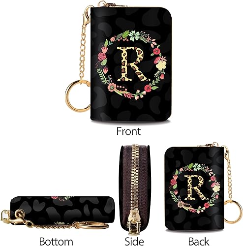 Miniatura 7 de Cartera delgada para tarjetas de crédito RFID para mujer, mini-cartera pequeña para mujer, carteras para tarjetas para mujer, delgada, cartera