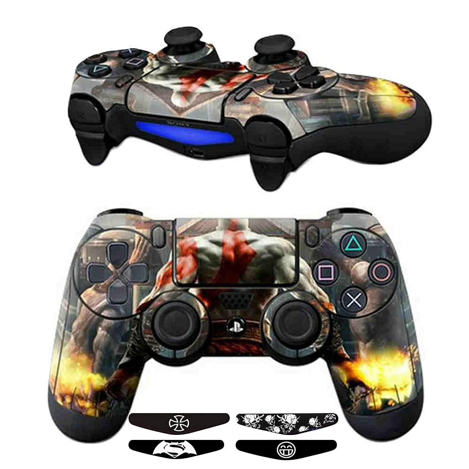 Elton PS4. Controller Design.er 3M Skin for Playstation 4, PS4 Slim, Ps4 Pro Dual Shock Remote Wireless Controller - Skin for (Set of 2) Controller Only+ 4 Led bar Decal [video game] (B08XMDJS8J) Amazon Price History, Amazon Price Tracker