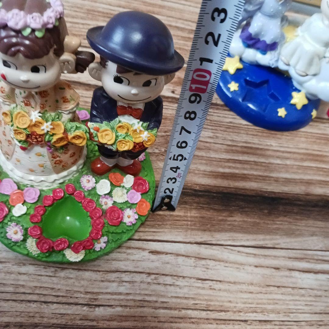 ペコちゃんインテリア雑貨/2点セット Amazon.co.jp: 約20年前、限定平成ペコちゃん置物2点セットまとめ