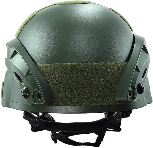 Miniatura 10 de ATAIRSOFT Casco táctico Airsoft Paintball MICH 2000 con riel lateral y soporte NVG