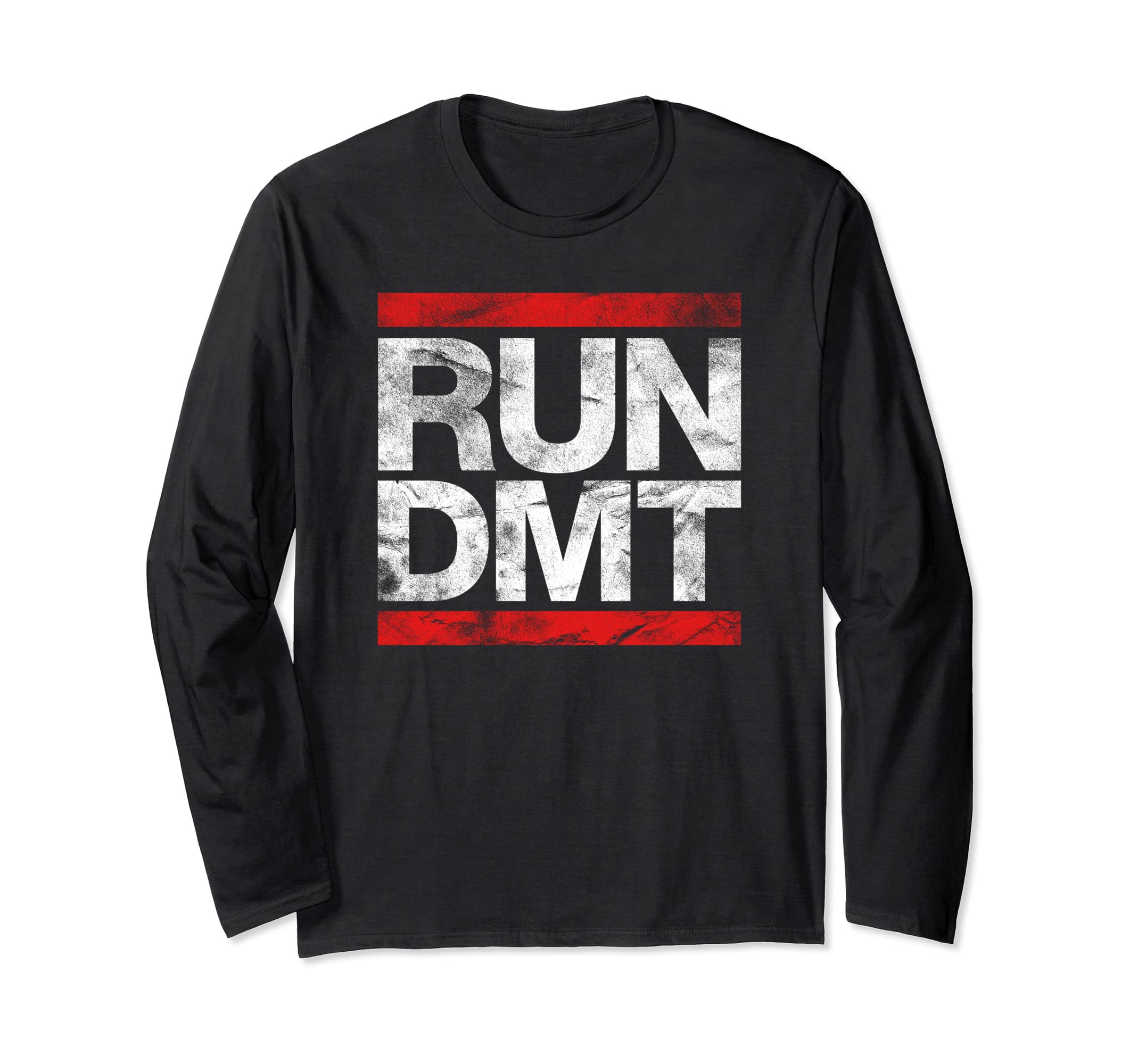 Vintage old school RUN DMT 90s style party Long Sleeve T-Shirt