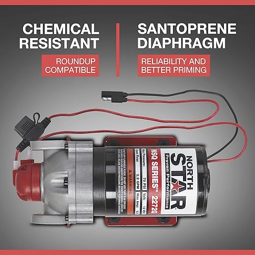 Miniatura 3 de NorthStar Bomba de diafragma rociadora a pedido de 12 V serie NSQ con puertos de conexión rápida - 2.2 GPM