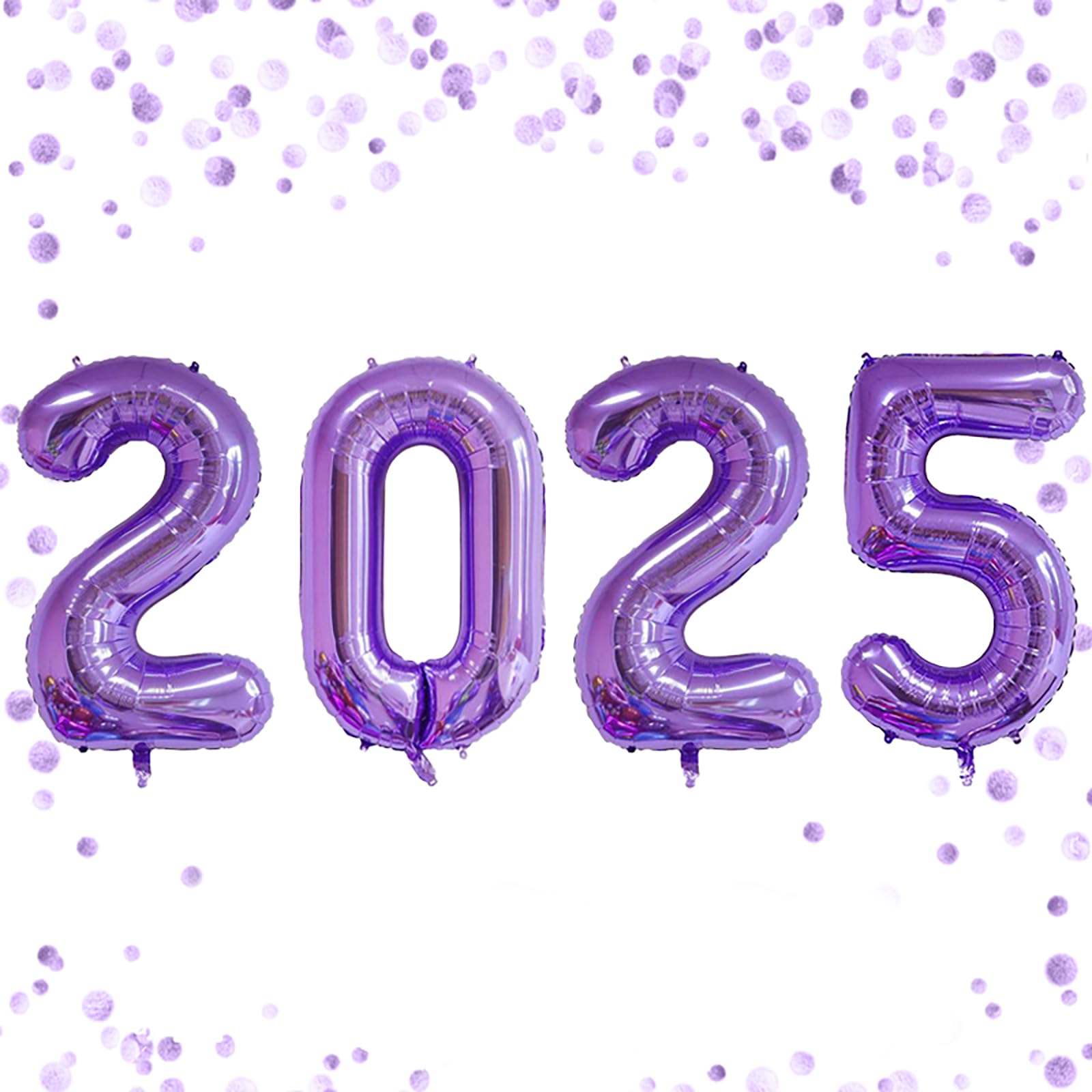 Jumbo 2025 Balloons Number 2025 Balloons 2025 Number Foil Balloons Graduation Balloons 2025 Durable Reusable Easy to Inflate for New Year Graduation