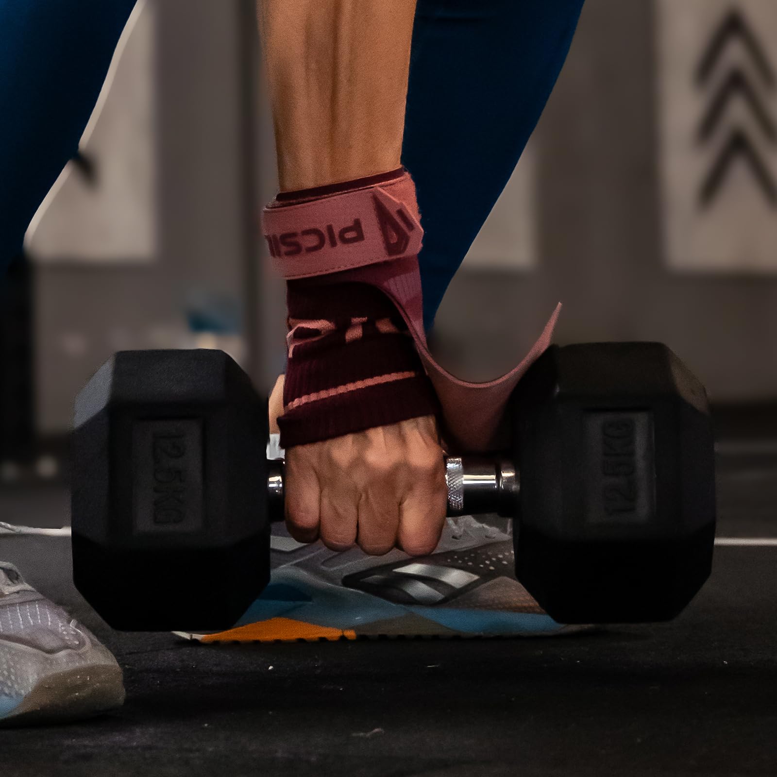 PICSIL - Maniques Condor, Protection Main avec Magnésie, Grips pour Cross Training, Calisthenics, Musculation, Fitness et Gymnastique