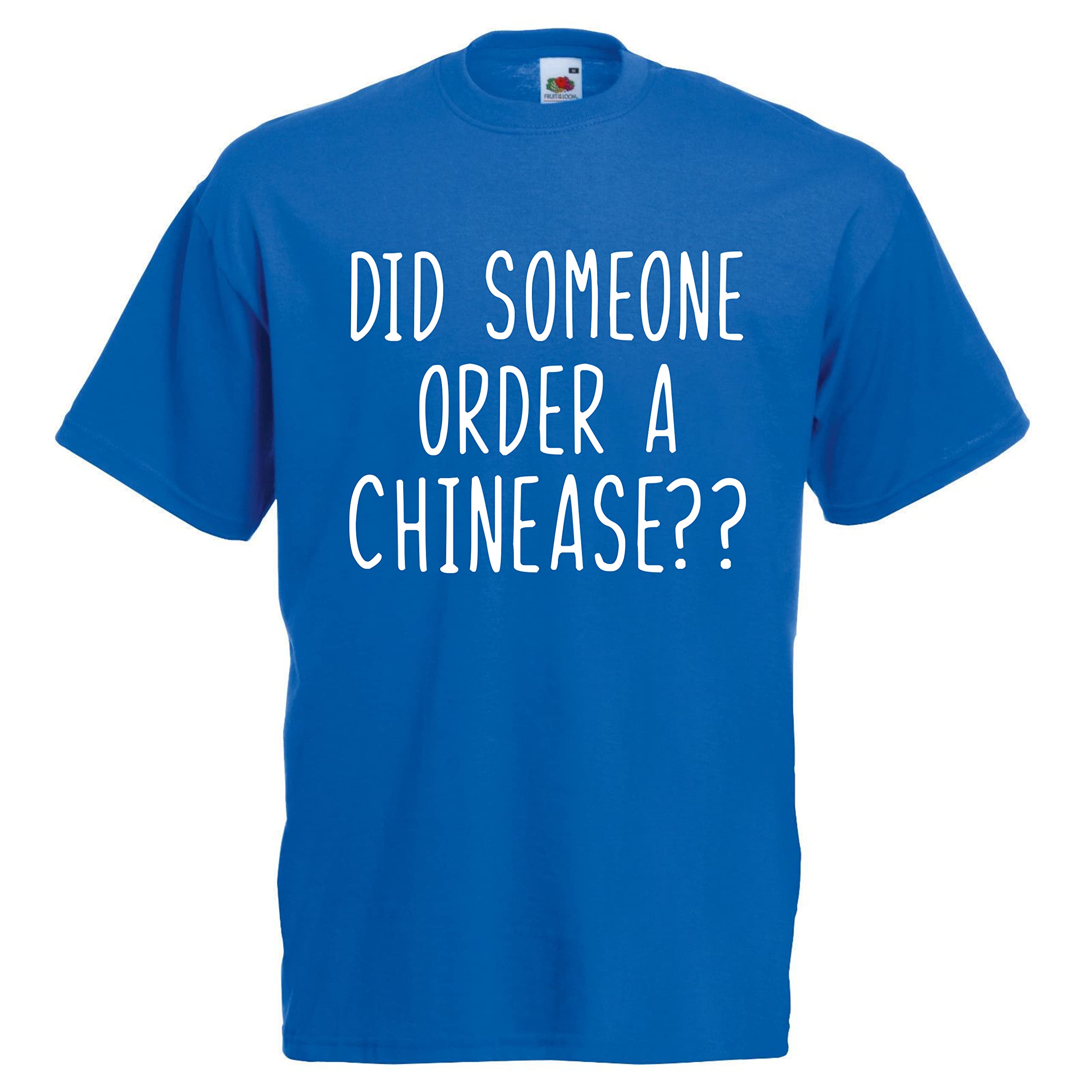 did Someone Order a chinease Gavin and Stacey Nessa Wales Welsh Mens Premium Funny Tshirt top Novelty Gift Present dad Husband boy Blue