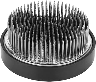 EVTSCAN Round Flower Holder, Round Stainless Steel Ikebana Kenzan Flower Decoration Flower Arrangement Tool (74mm)